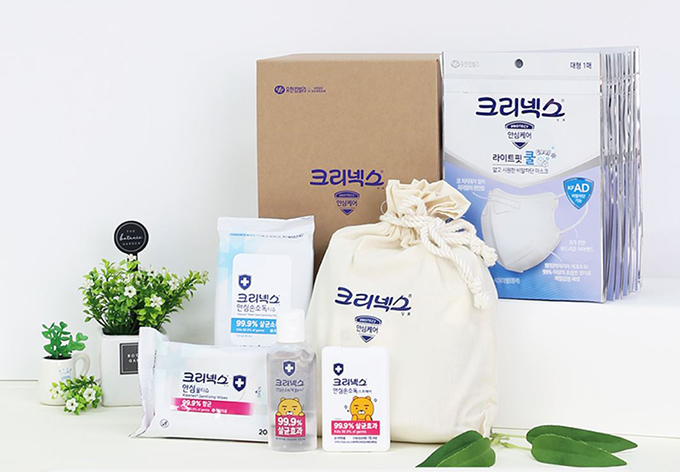 크리넥스 안심케어 건강위생 선물세트 크리넥스 안심케어 건강위생 선물세트