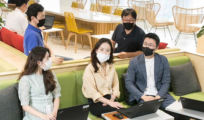 유한킴벌리 본사 전경 유한킴벌리 본사 전경